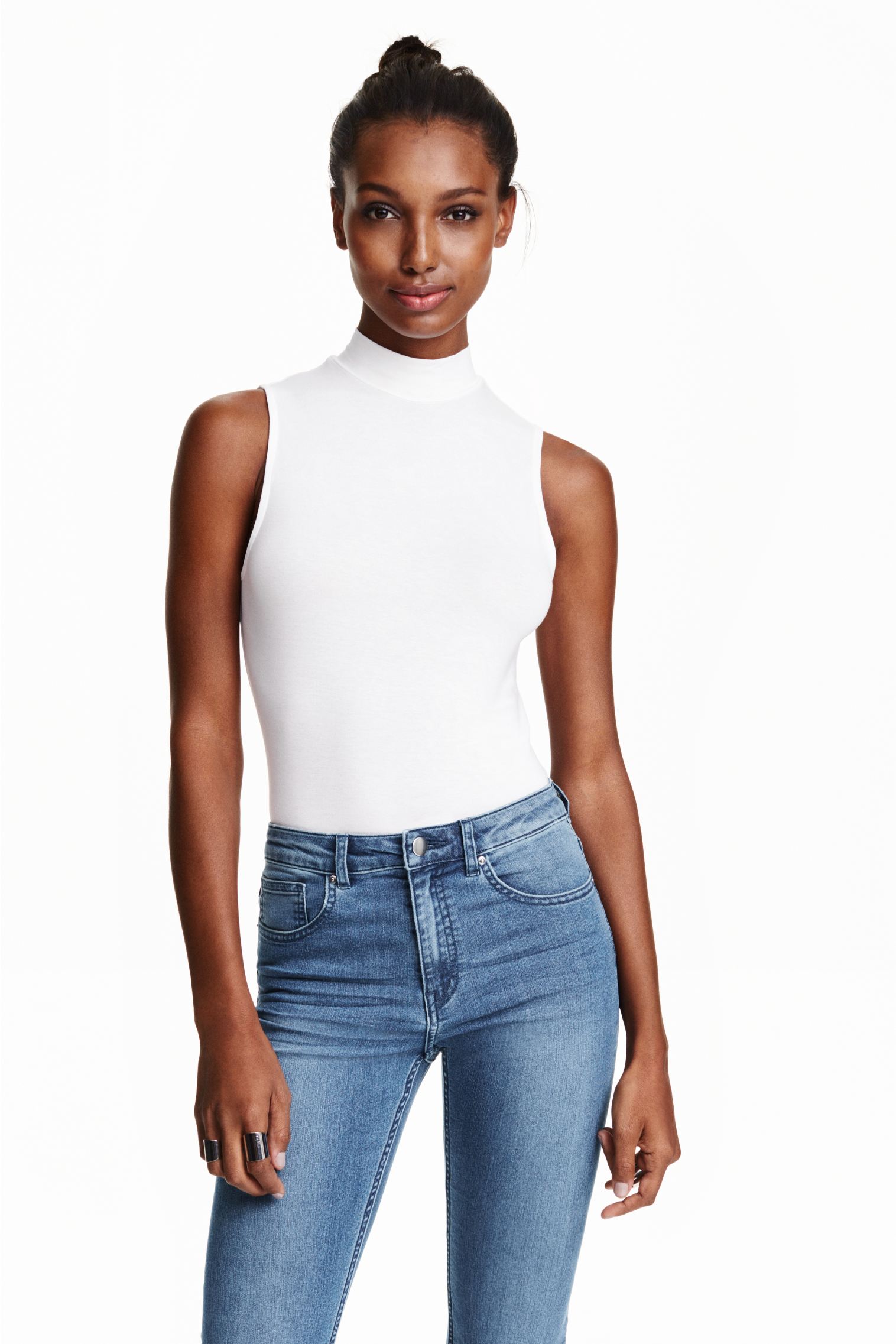 

Майка H&M L белый 3717444