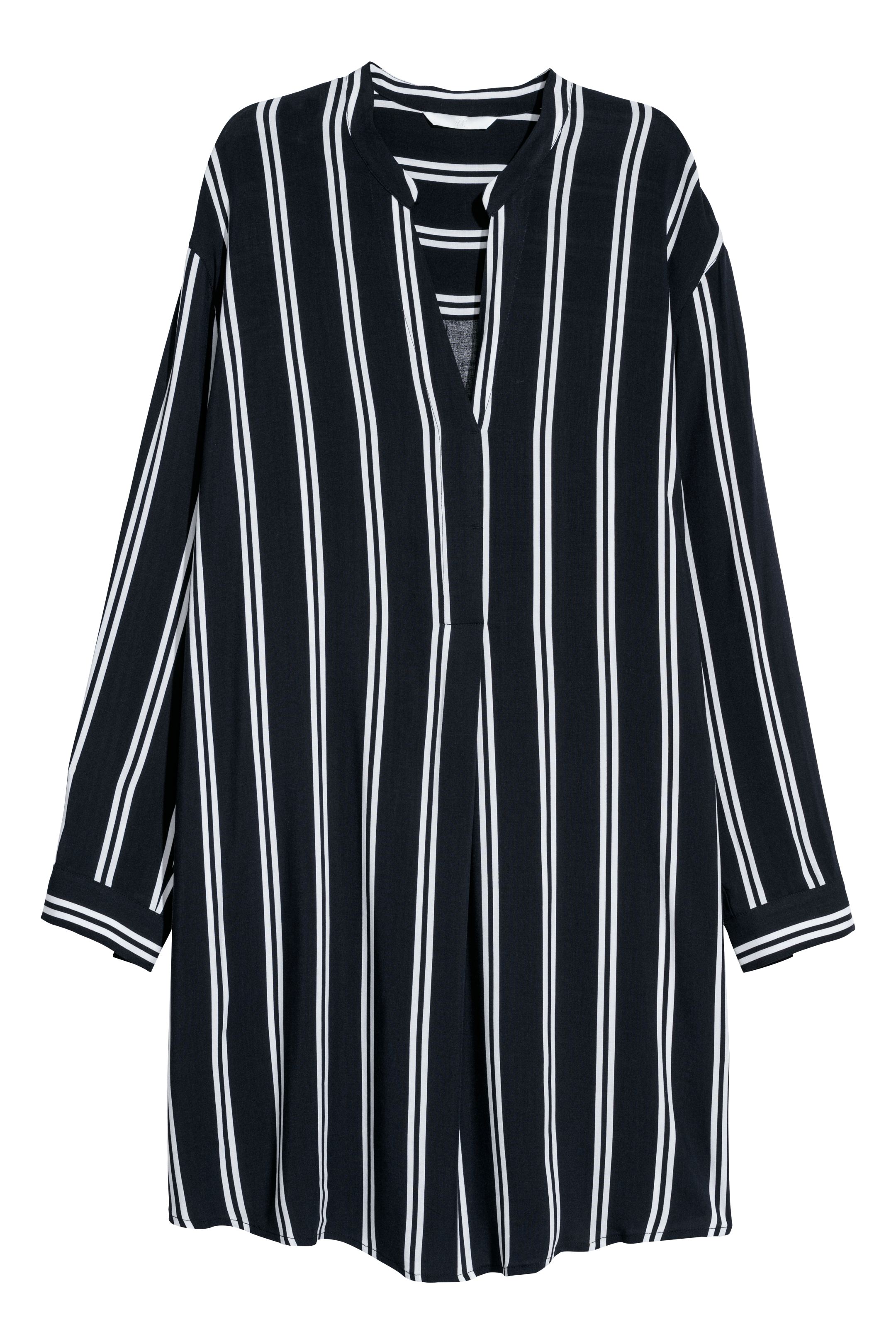 

Туника H&M 42 темно синий полоска 6214747