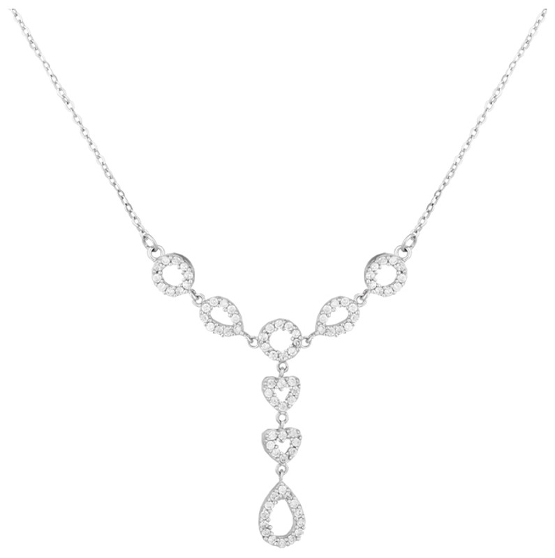 

Серебряное колье Сильвекс 925 44+5 см ±2 (КЛ2Ф/401)