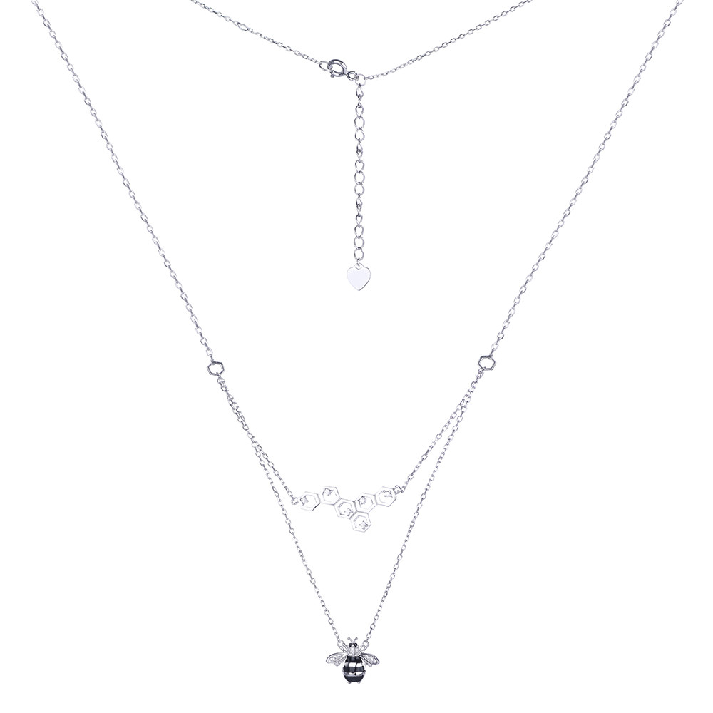 

Серебряное колье Сильвекс 925 45/51+6 см ±2 (Кл2ЧФО/1025)