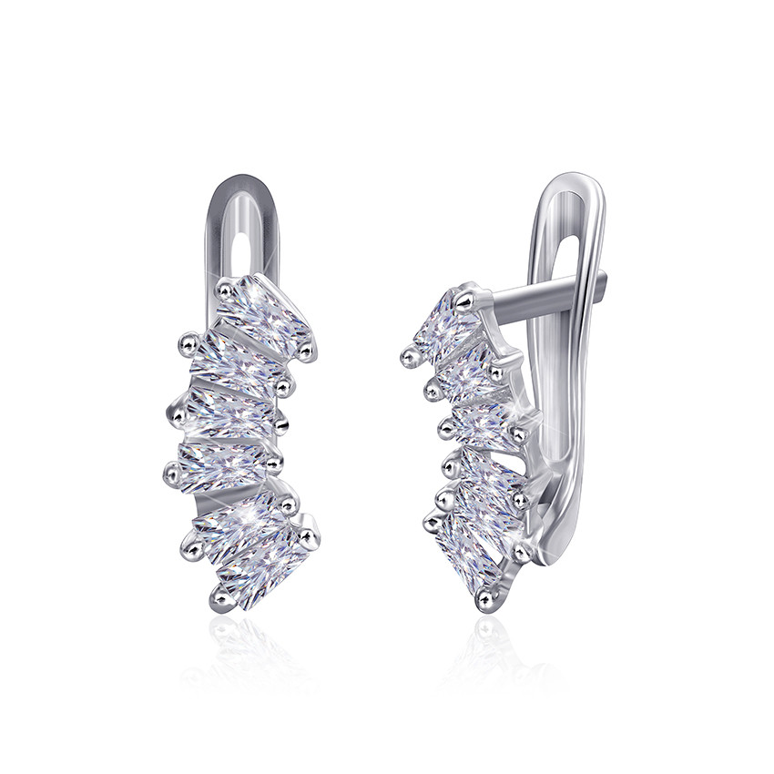 

Серебряные серьги Сильвекс 925 2,5 гр (СК2Ф/014)