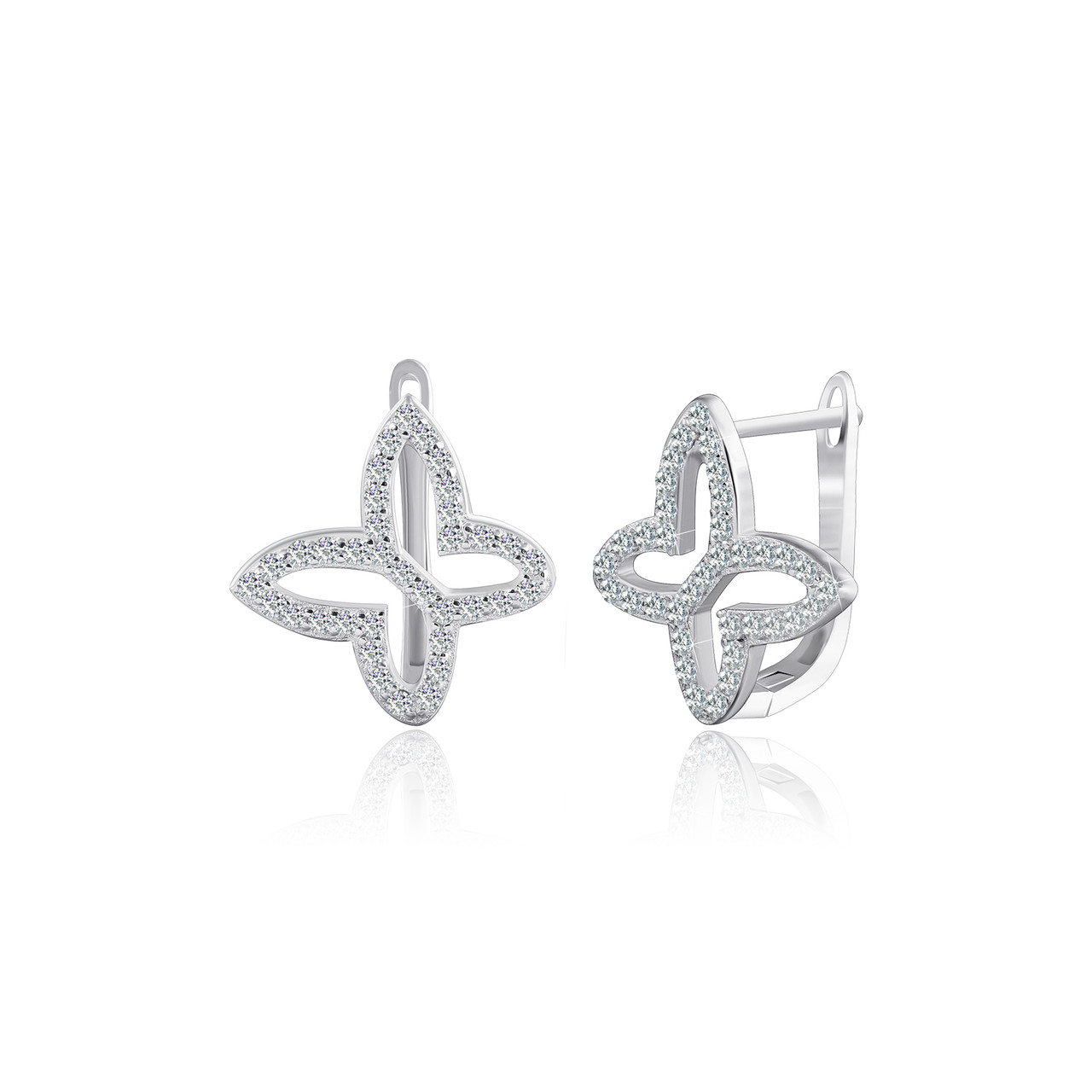 

Серебряные серьги Сильвекс 925 3 гр (СК2Ф/1008)
