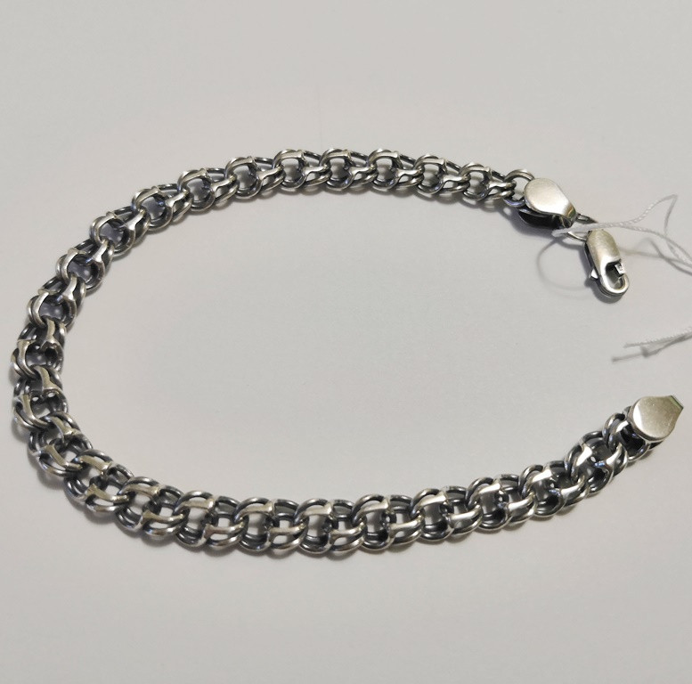 

Браслет из cеребра с чернением Бисмарк Турецкий, размер 20, арт. 8053.20