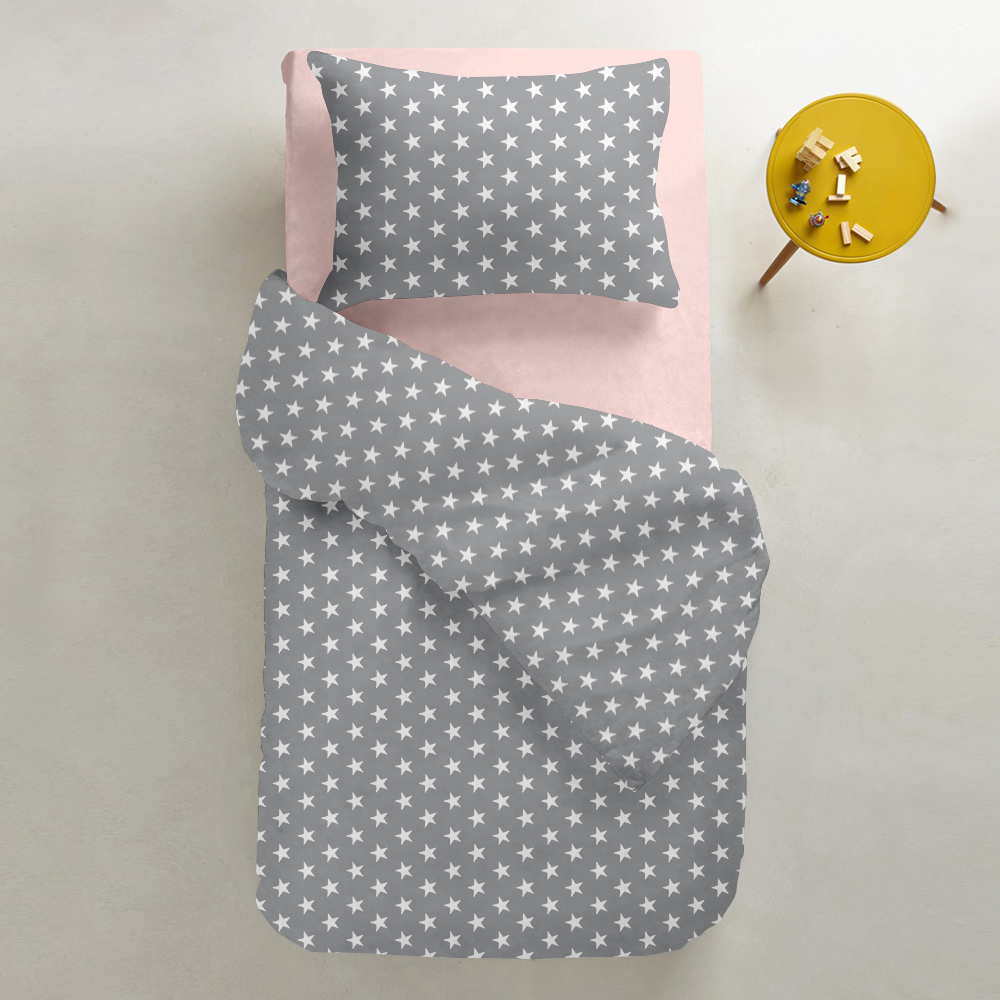 

Комплект постельного белья Cosas Stars B-Grey-Rose 110х140