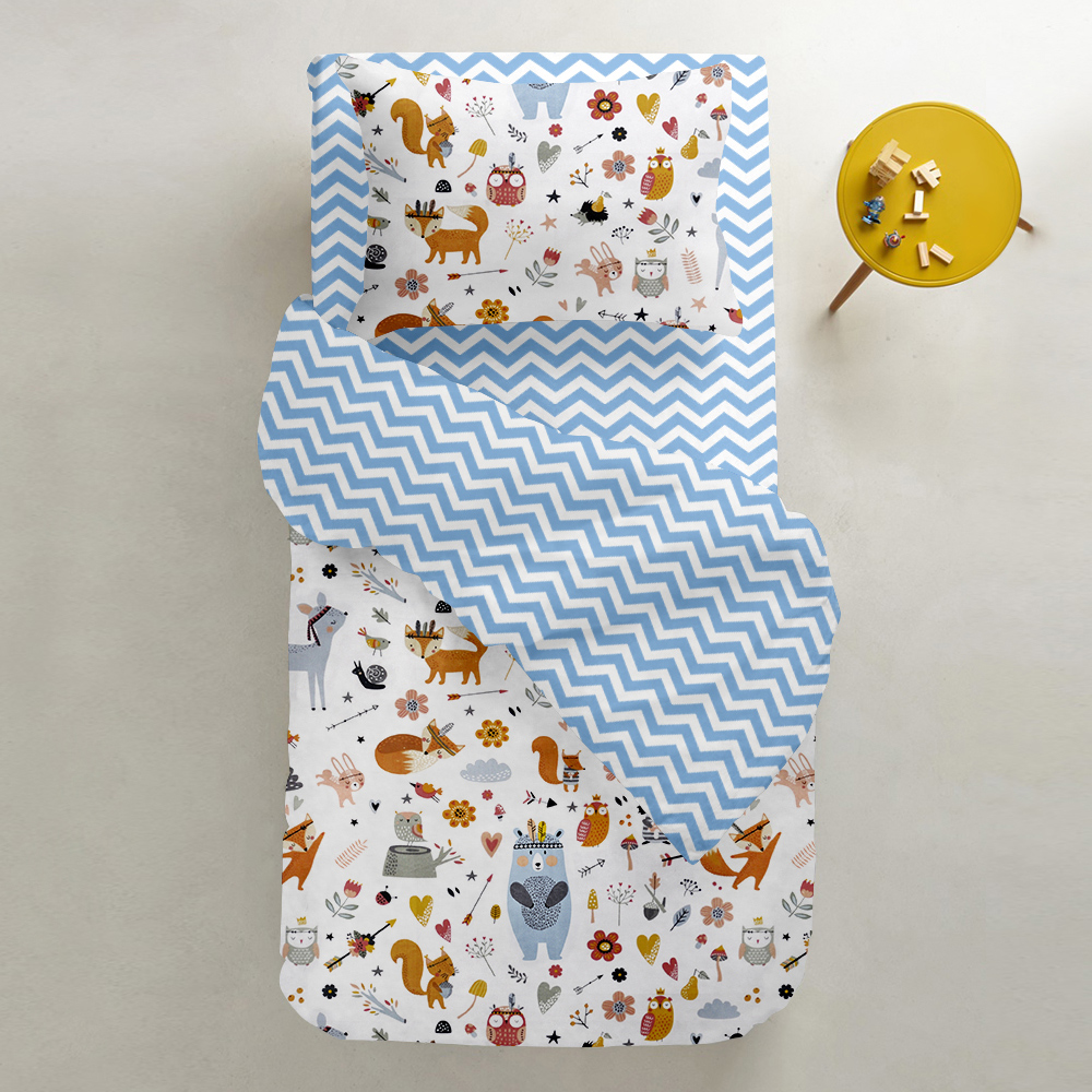 

Комплект постельного белья Cosas Animals-Indi-White 155х215