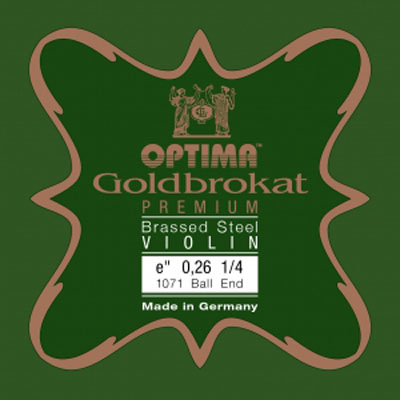 

Струна E для скрипки Optima Goldbrokat 24K Premium G1061 26B G1061-26B