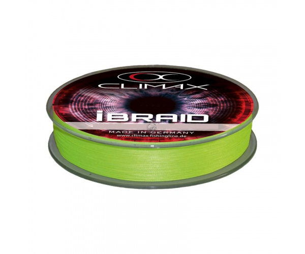 

Шнур CLIMAX iBraid 8 chartreuse 275m 0,10mm 6,8kg (арт.1234909934294)