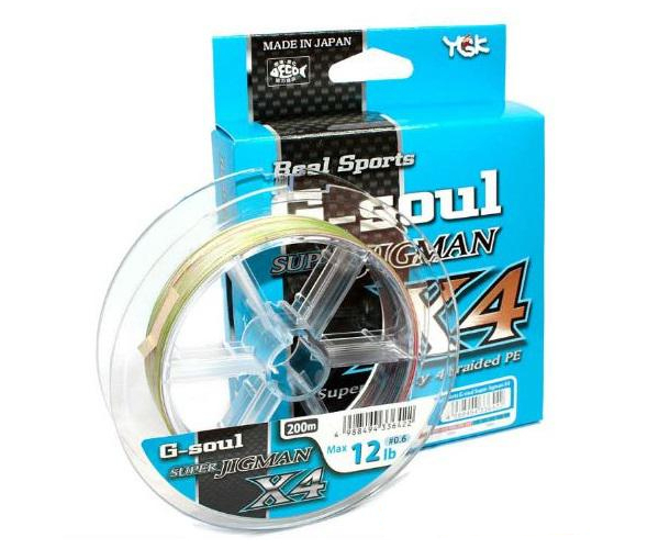 

Шнур YGK G-Soul Super Jig Man X4 200м PE3.0 (арт.40404118133)