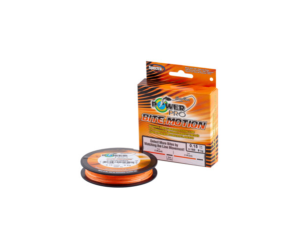 

Шнур Power Pro Bite Motion 150m Orange/Black 0.10mm 5kg/11lb (арт.123422667867)