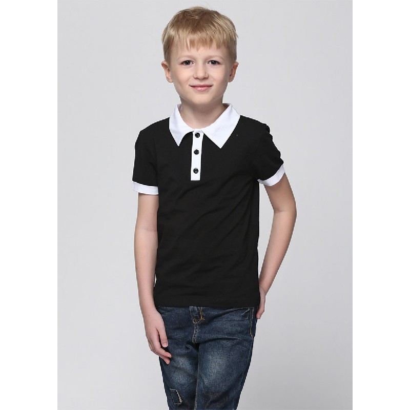 

Футболка для мальчиков VIDOLI В-16347S 128 см черный (314840)