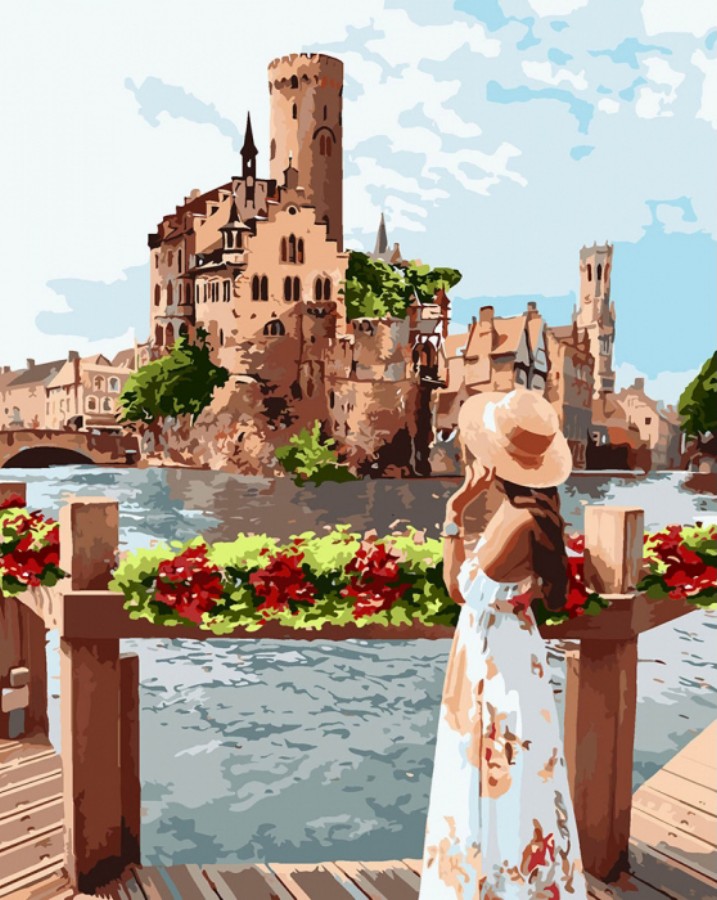 

Картина по номерам 40x50 Живописное место (КНО4697) (0079-2173)