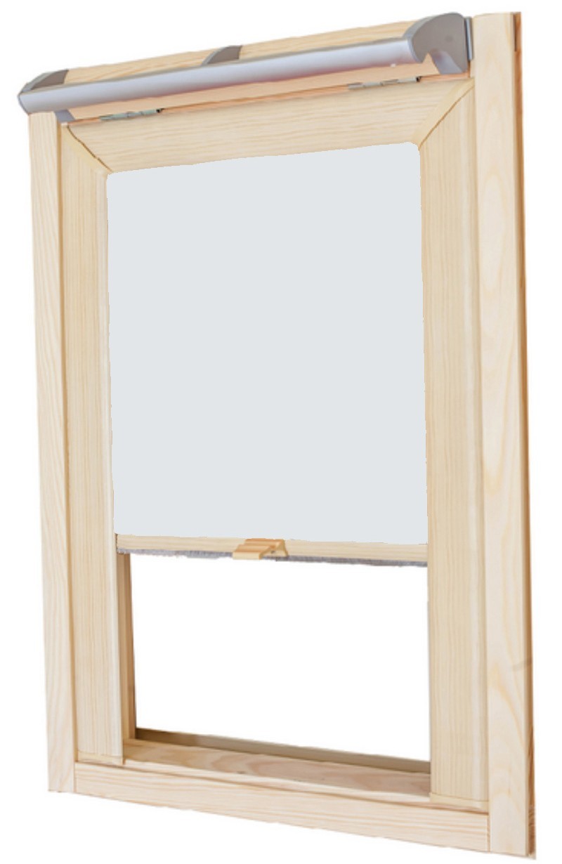 

Ролета для мансардных окон Fakro 78x140 Roll Star 62x123 см Белая (0120)