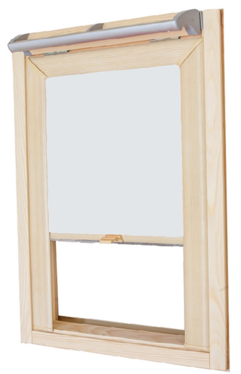 

Ролета для мансардных окон Fakro 114x118 Roll Star 98x101 см Светло-серая (0600)