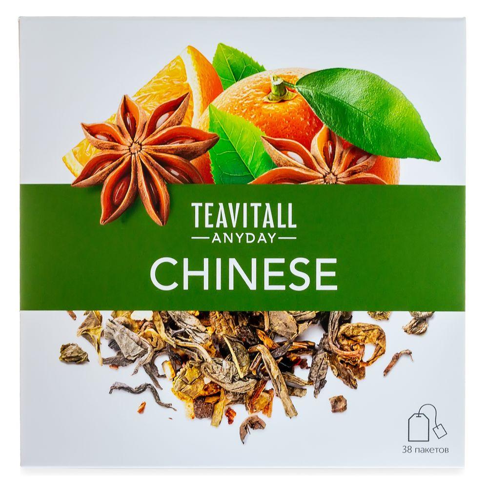 Чайный напиток GreenWay TeaVitall Anyday “Chinese”, 38 фильтр-пакетов ...