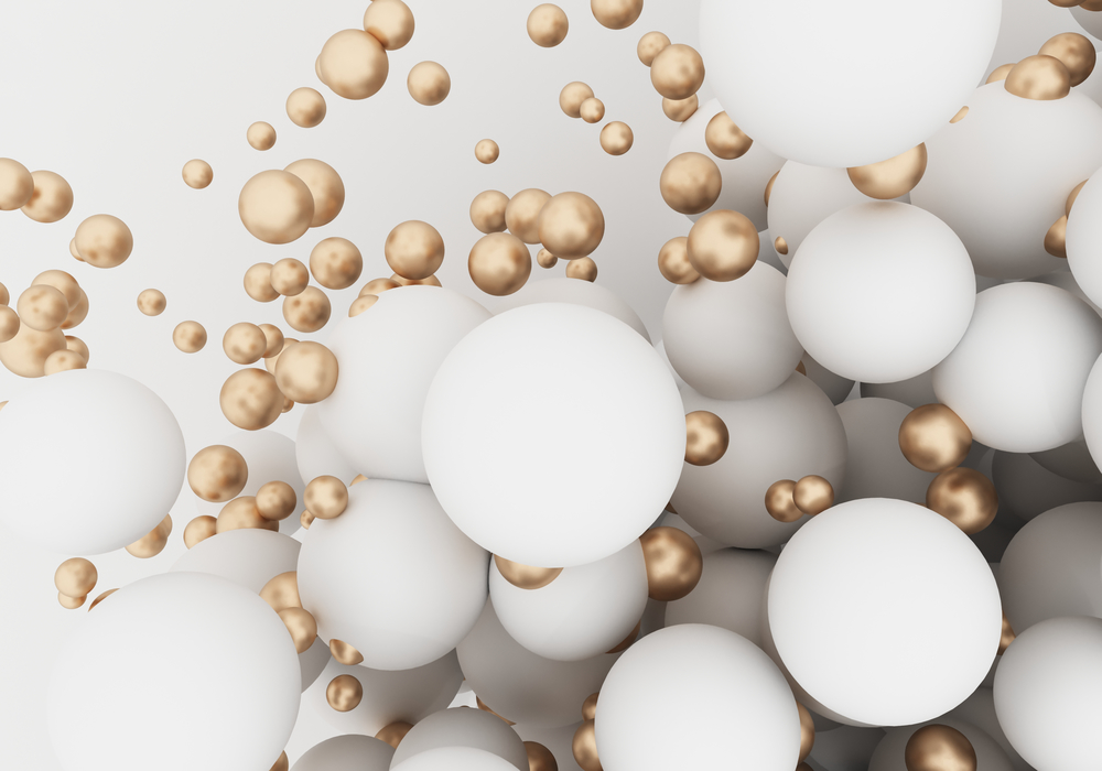 

Фотообои 3D 'Белые и золотые шары' (5712) , Песок
