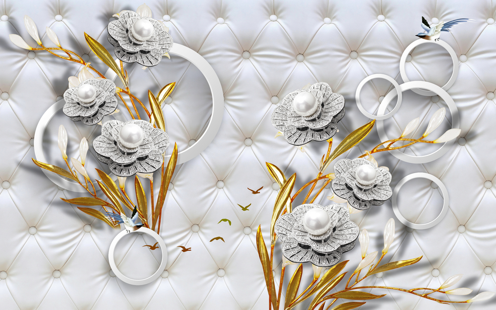 

Фотообои 3D '3d Цветы' (5605) , Классик