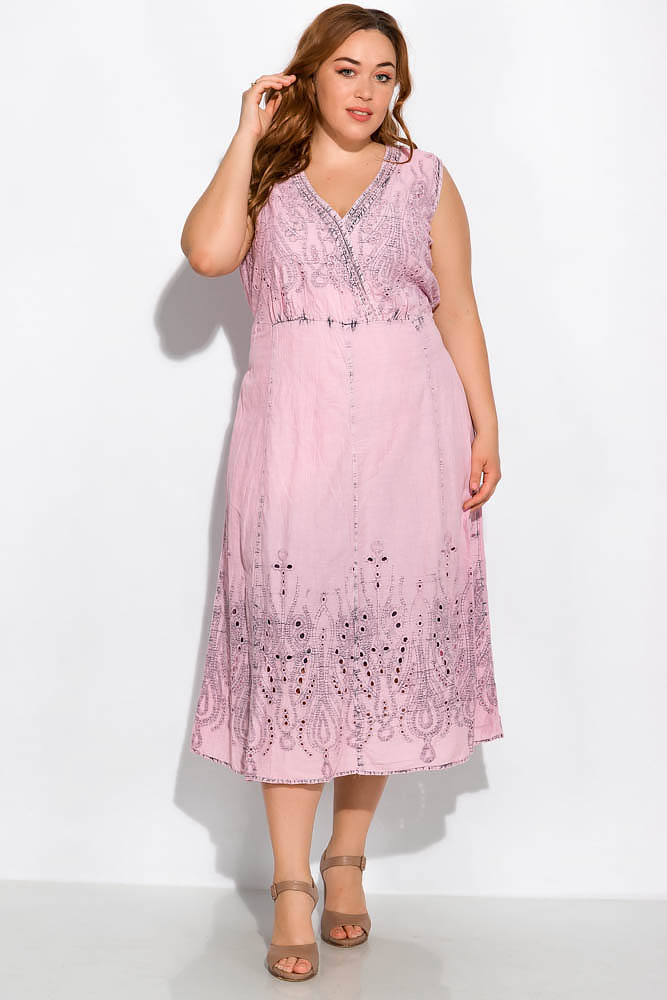 

Сарафан хлопковый Time of Style 120PALN0998 XL Розовый