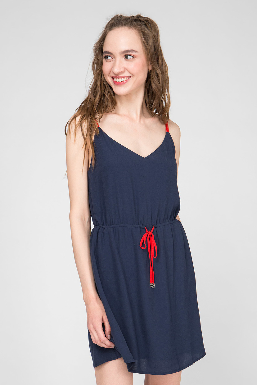 

Женский темно-синий сарафан TJW ESSENTIAL STRAP Tommy Hilfiger L DW0DW07914