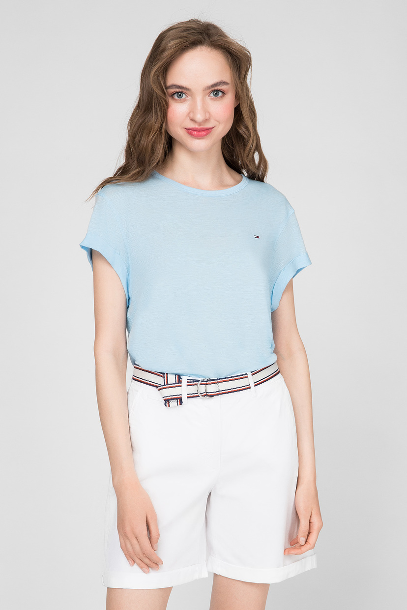 

Женская голубая льняная футболка VIKKI Tommy Hilfiger XS WW0WW27906