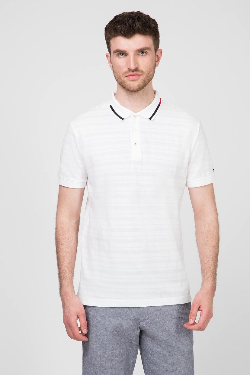 

Мужское белое поло Regular Fit Tommy Hilfiger XL MW0MW13079