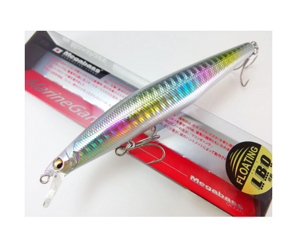 

Воблер Megabass MARINE GANG 120F col. GG RAINBOW (арт.1234909934231)