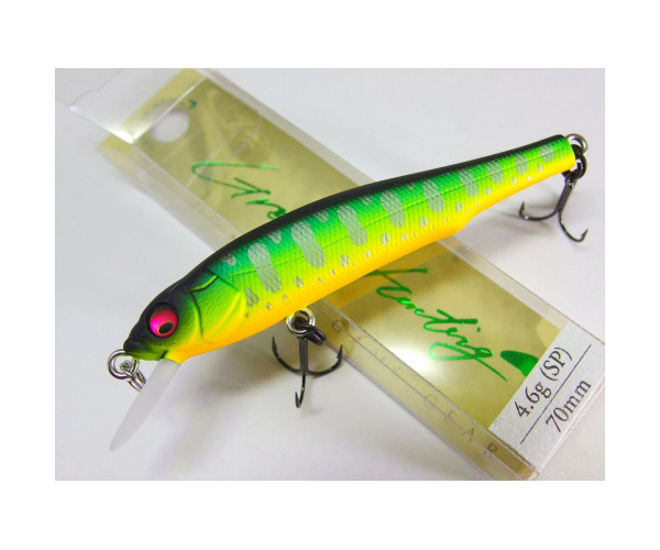

Воблер Megabass GREAT HUNTING 70 FLAT SIDE (SP) col. PA-MARK MAT TIGER (арт.1234909933234)