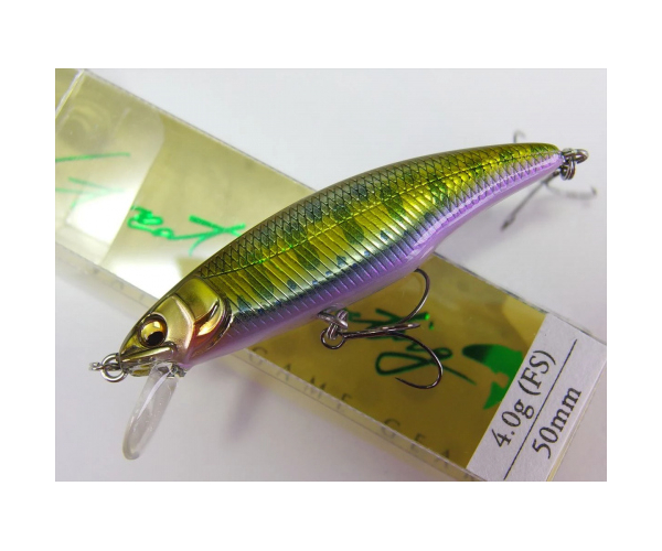 

Воблер Megabass GREAT HUNTING 50 FLAT SIDE (F) col. TAKUMI SAKE CHIGYO (арт.1234909933139)