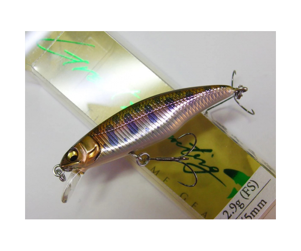 

Воблер Megabass GREAT HUNTING 45 FLAT SIDE (F) col. TAKUMI SAKE CHIGYO (арт.1234909933121)