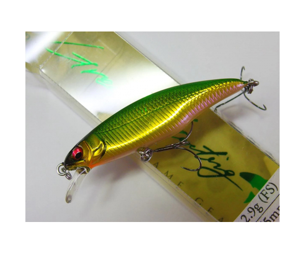 

Воблер Megabass GREAT HUNTING 45 FLAT SIDE (FS) col. M LIME GOLD (арт.1234909933214)