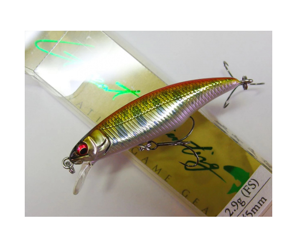 

Воблер Megabass GREAT HUNTING 45 FLAT SIDE (FS) col. M RED STREAM (арт.1234909933211)