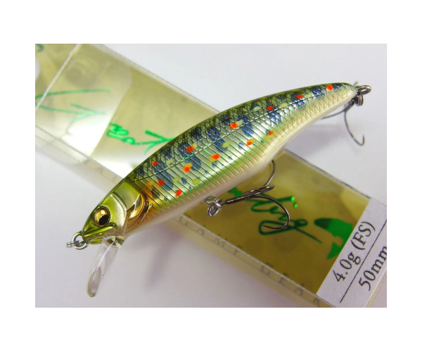 

Воблер Megabass GREAT HUNTING 50 FLAT SIDE (F) col. TAKUMI KAWAMASU (арт.1234909933138)