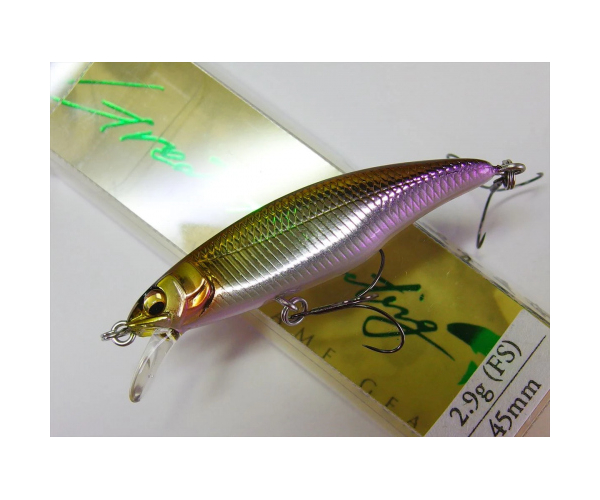 

Воблер Megabass GREAT HUNTING 45 FLAT SIDE (FS) col. TAKUMI WAKASAGI (арт.1234909933207)