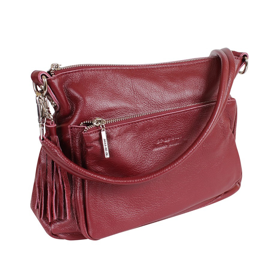 Сумка кожаная de esse L85316-H13 Вишневая от продавца: ACCESO – в ...