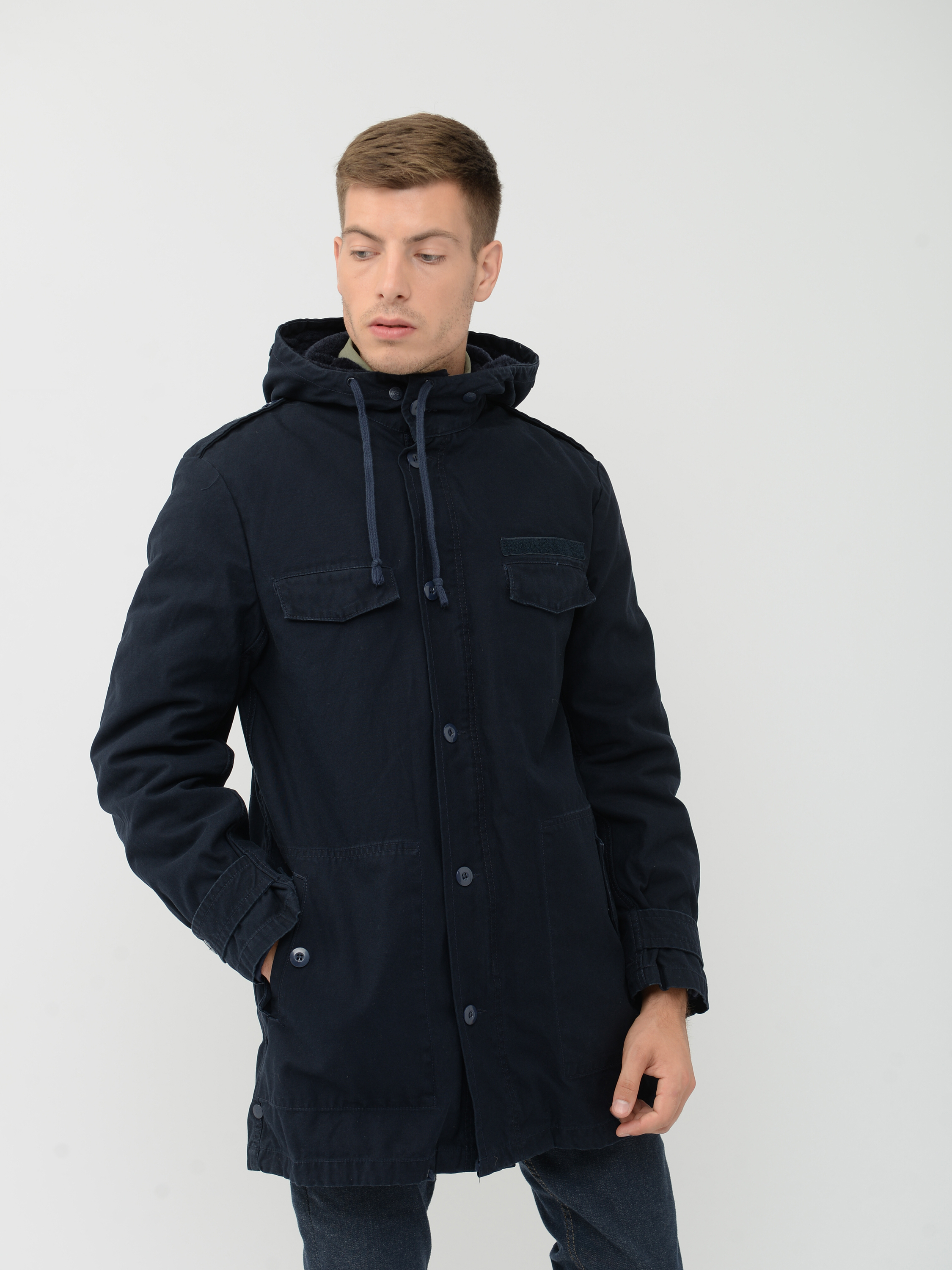 

Парка Brandit BW Parka 3137.8-S Синяя