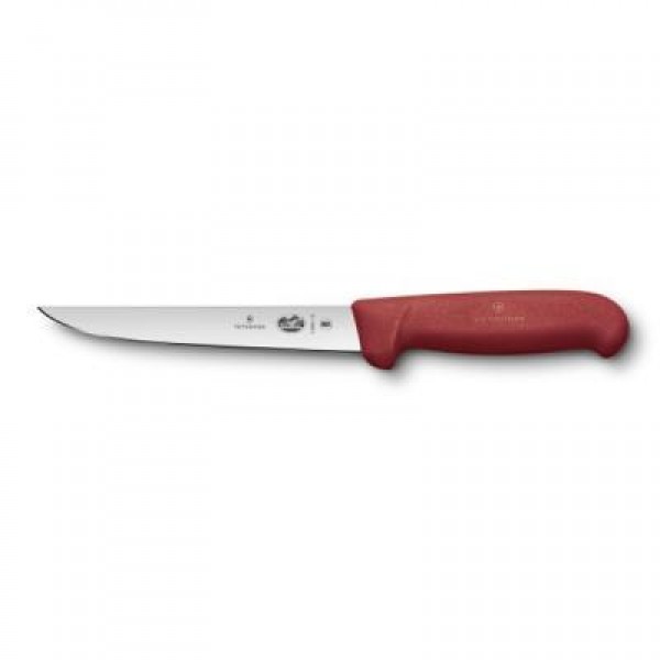 

Кухонный нож Victorinox Fibrox обвалочный 15 см, красный (5.6001.15)