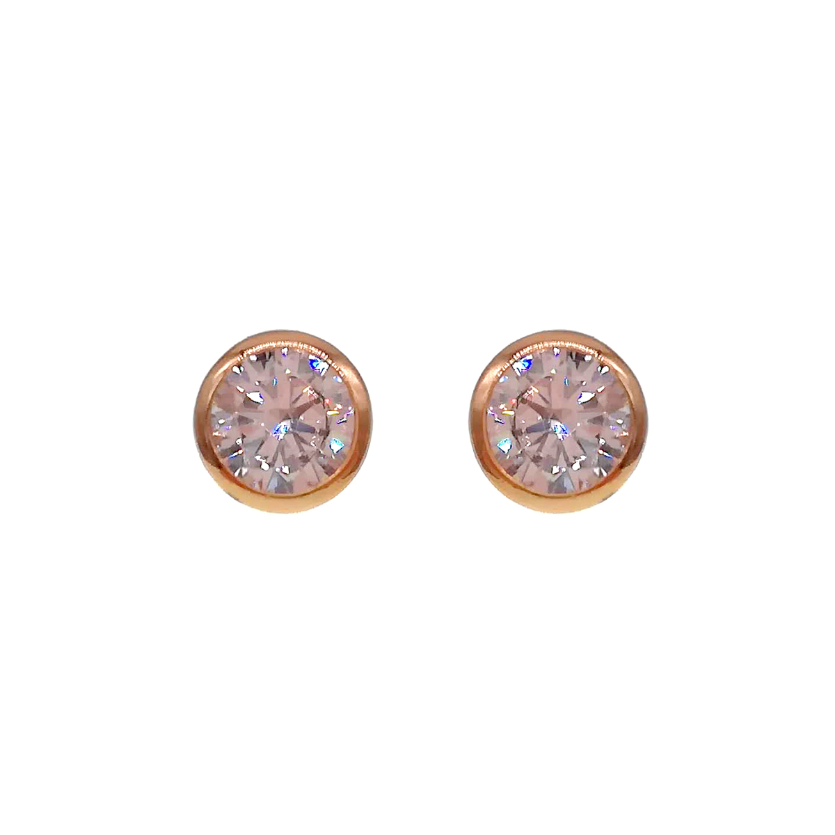 

Серьги Xuping из медицинского золота, белые фианиты, позолота 18K, 24525