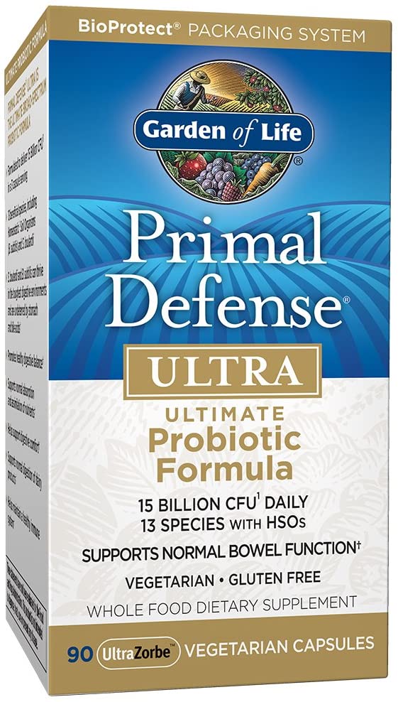 

Специальный продукт Garden of Life Primal Defense ULTRA Probiotic Formula 90 кап (4384302705)