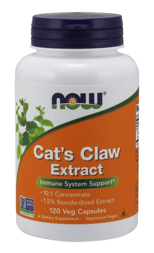 

Специальный продукт NOW Cat's Claw Extract Veg Capsules 120 капсул (4384302678)