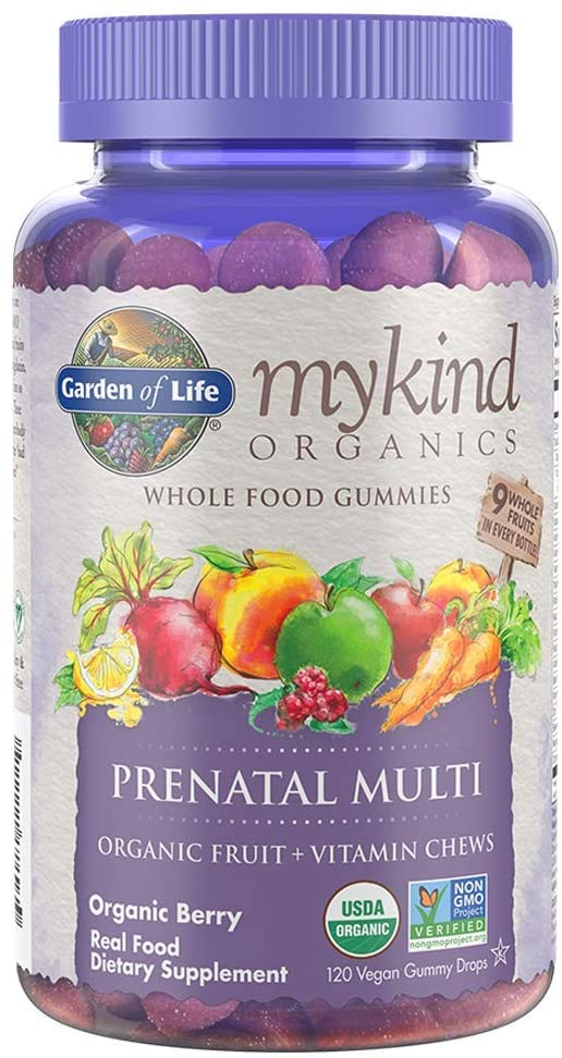 

Витамины Garden of Life Organic mykind Organics Prenatal Multi Gummies 120 таблеток Ягода (4384302696)