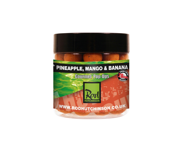 

Бойлы Rod Hutchinson Pop Ups Pineapple,Mango &amp Banana 20mm (арт.123419080194)