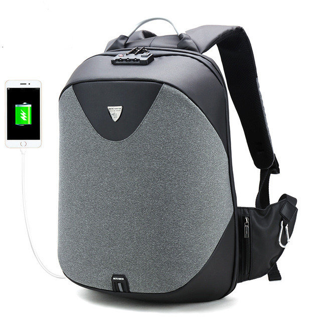 

Городской рюкзак для ноутбука Arctic Hunter original Dark Grey антивор
