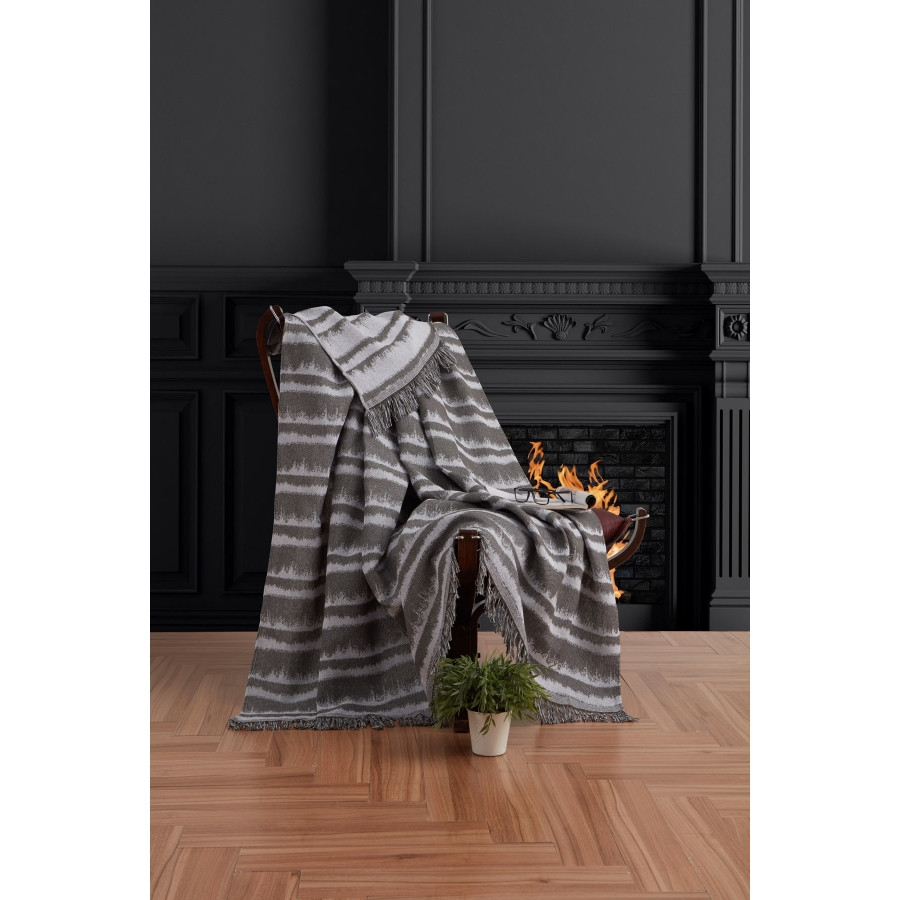 

Плед-накидка Eponj Home Buldan Keten - Desibel 170*220 haki хаки