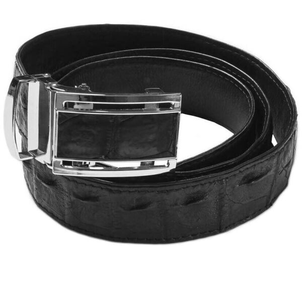 

Мужской ремень из кожи крокодила Ekzotic Leather crb09 120 см.