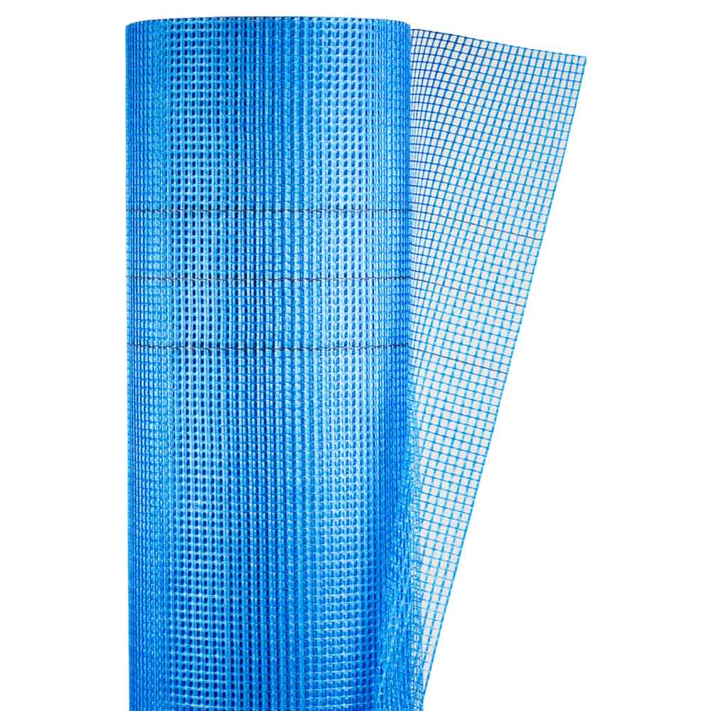 Стеклосетка штукатурная щелочестойкая синяя 160г/м2 5×5мм 1×50м SIGMA ...