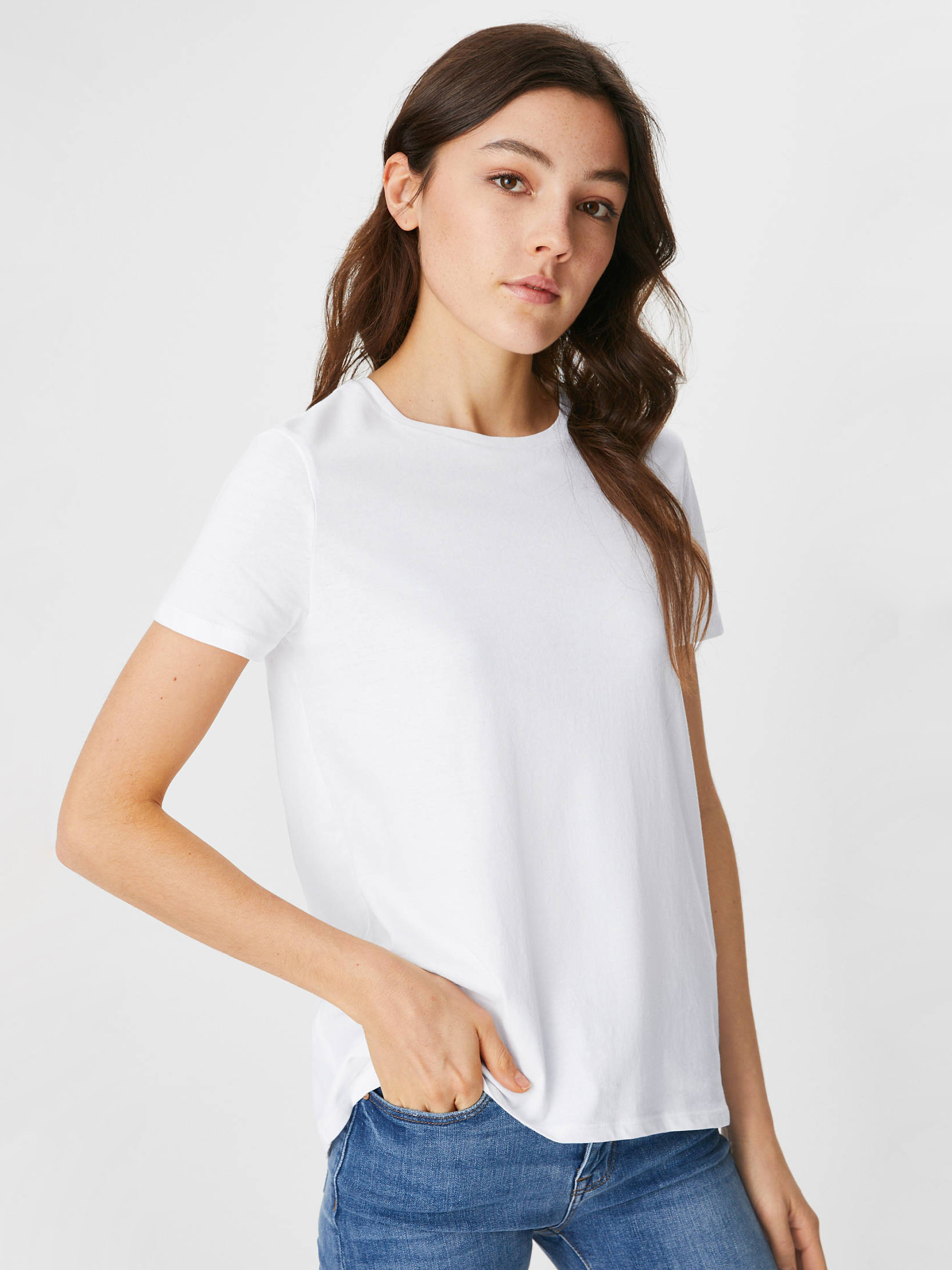 Футболка C&A Clockhouse 21FW29923 L Біла (СА2000001916742) низькі