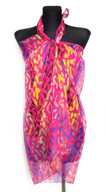 

Легкое парео Fashion Алисия 155*95 см малиновый
