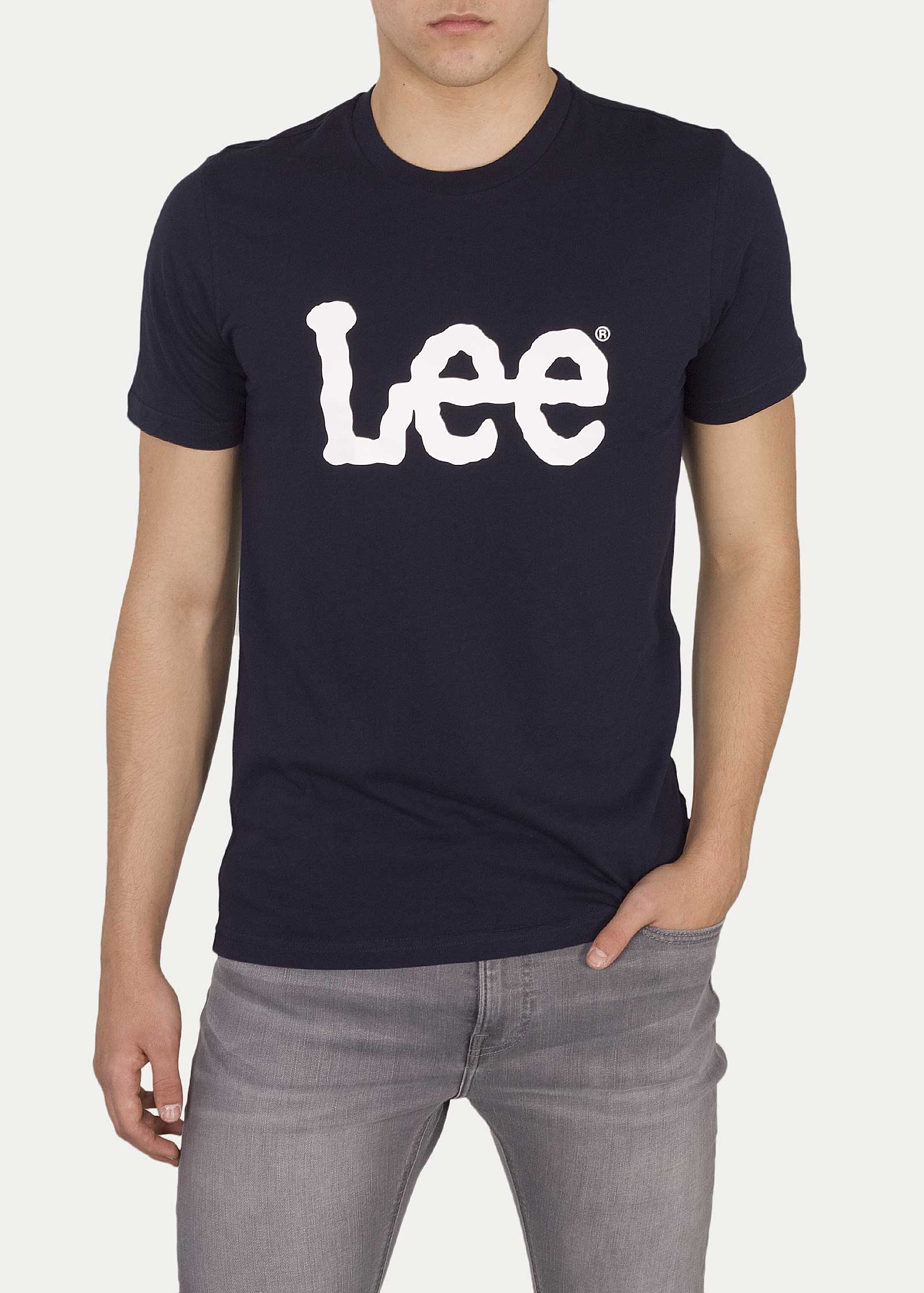 

Футболка Lee Logo Tee Regular Fit Темно-синий L-00