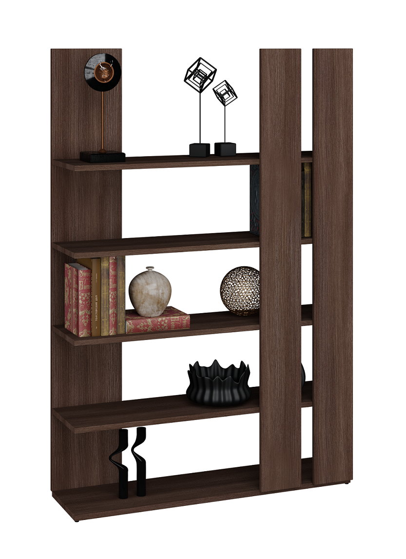

Стеллаж Этажер MebelLoft 100х30х151 см Венге арт.1603