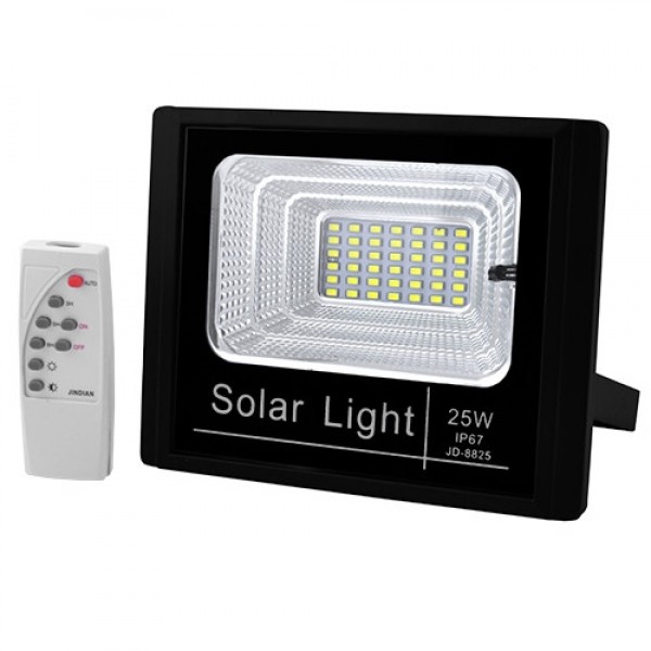 

Прожектор Solar Light JD-8825 25W SMD, IP67, солнечная батарея, пульт ДУ, встроенный аккумулятор