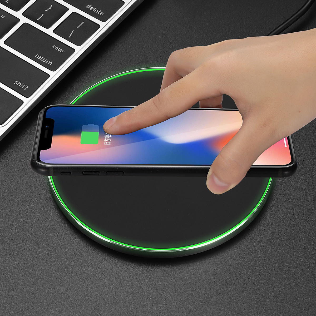 Беспроводное зарядное устройство QI Fast Charger GY-68 02018 – низкие ...